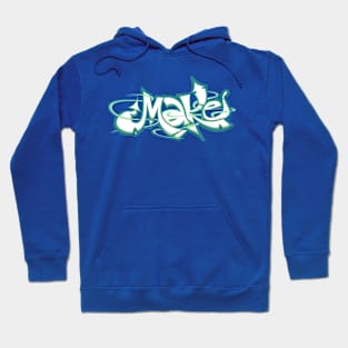 Green graffiti make Hoodie